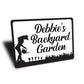 Personalized Backyard Garden Sign