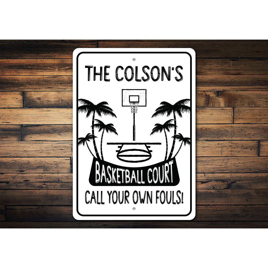 Custom Basketball Name Sign