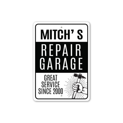 Repair Garage Retro Sign