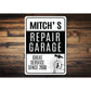Repair Garage Retro Sign