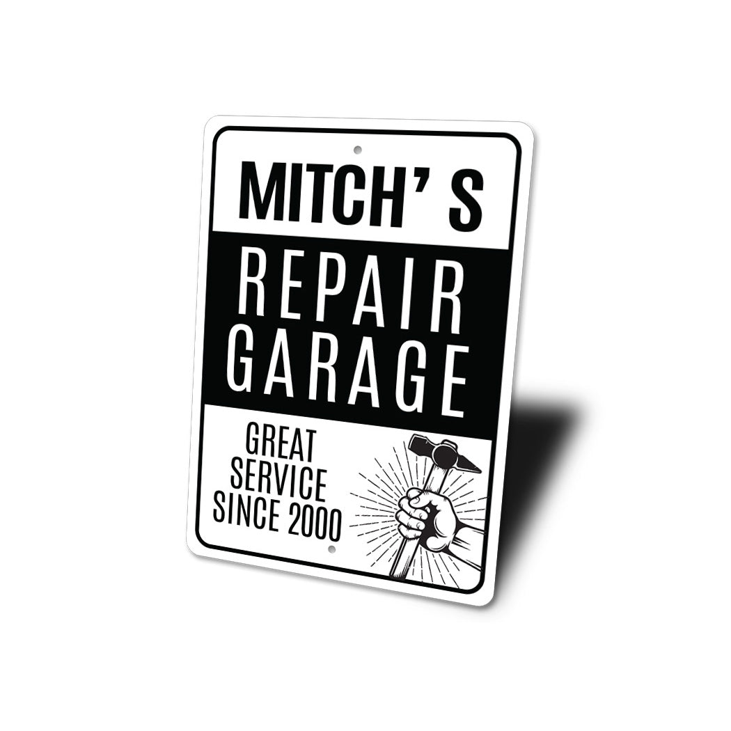 Repair Garage Retro Sign