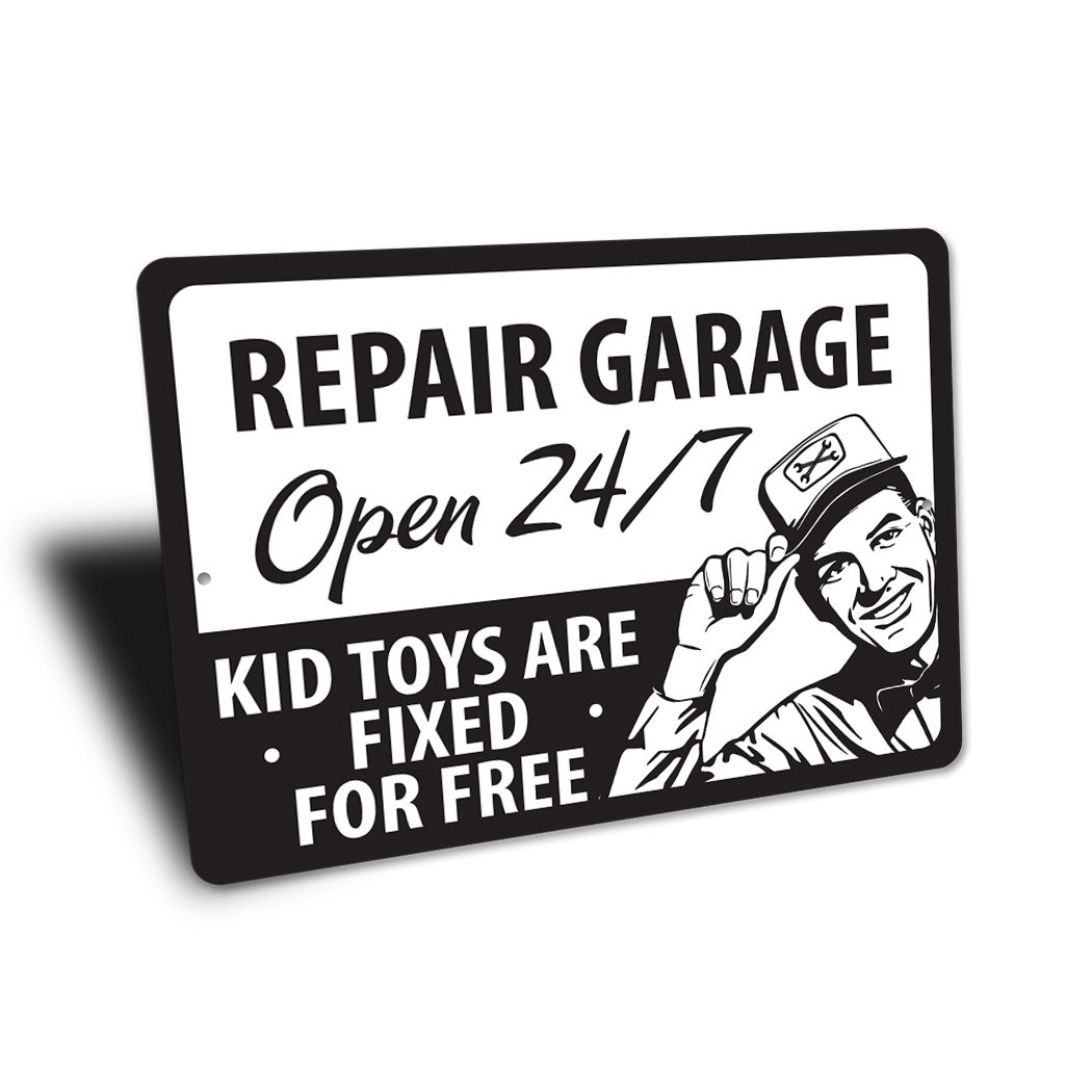 Repair Garage Fixing Toys Sign