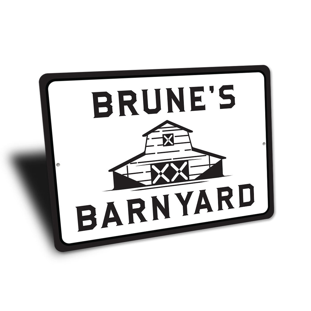 Custom Barnyard Family Sign