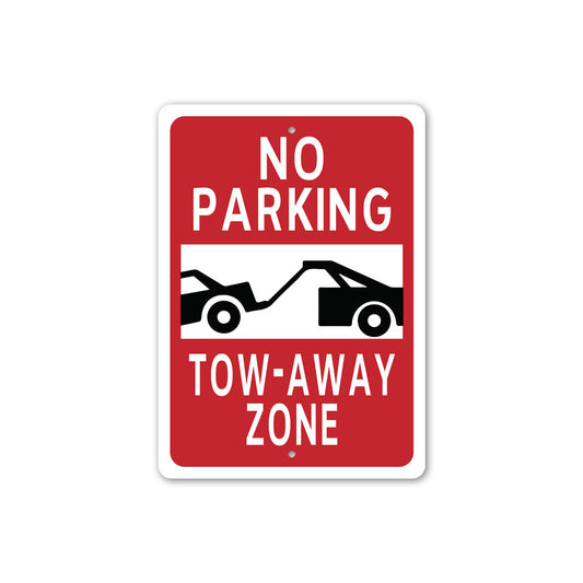 Tow Zone No Parking Sign