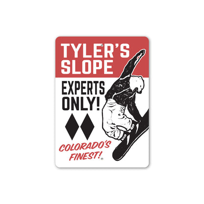 Custom Expert Slopes Sign