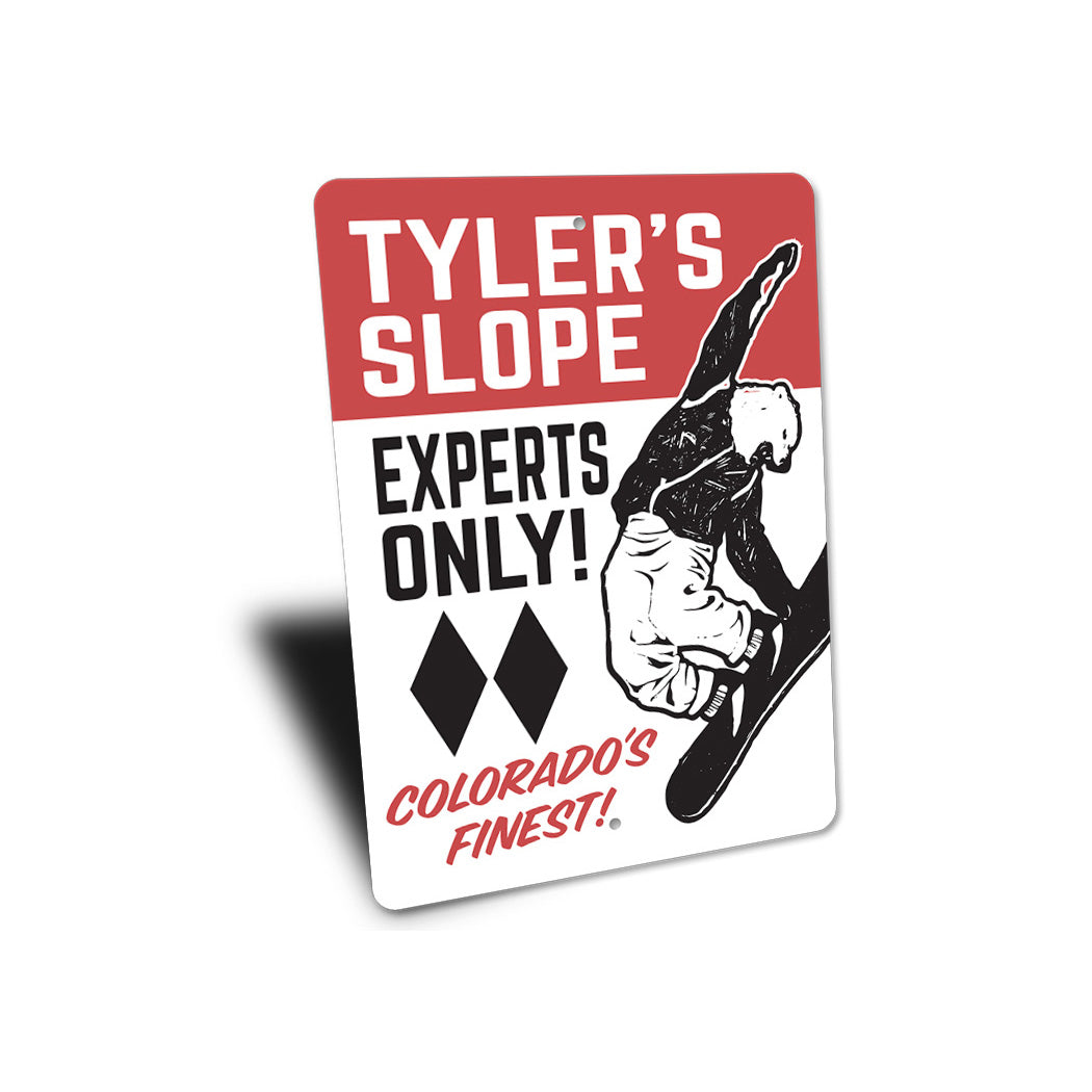 Custom Expert Slopes Sign