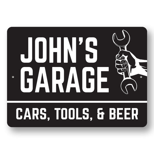 Custom Garage Name Owner Sign