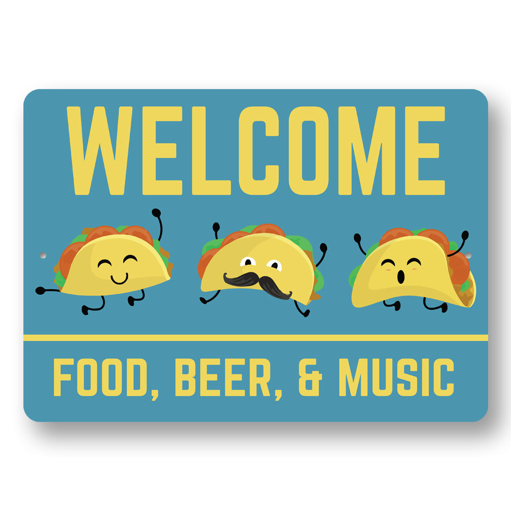 Mexican Welcome Sign Sign