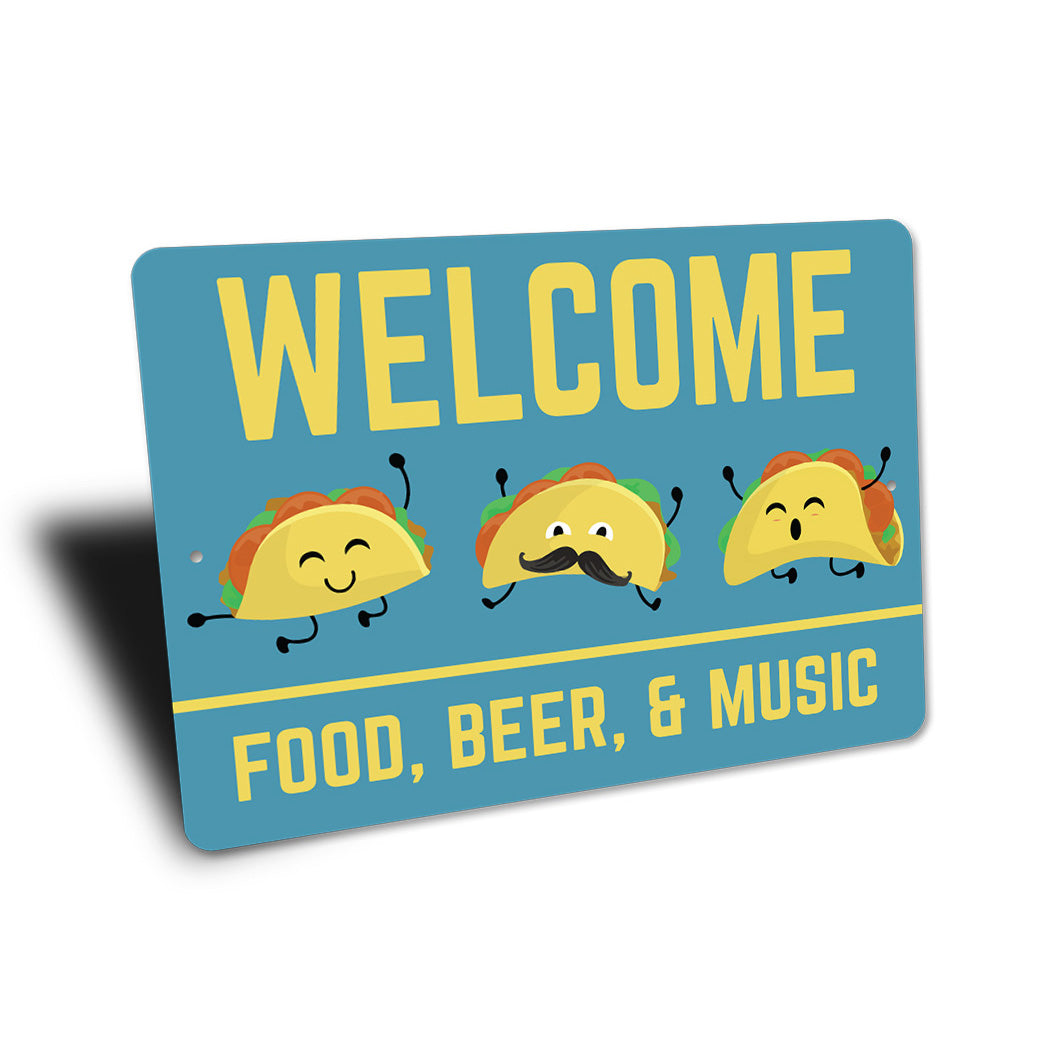 Mexican Welcome Sign Sign