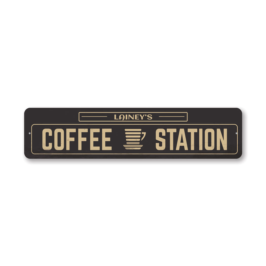 Custom Coffee Bar Metal Sign Metal Sign
