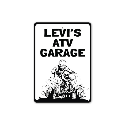 Kids ATV Garage Sign