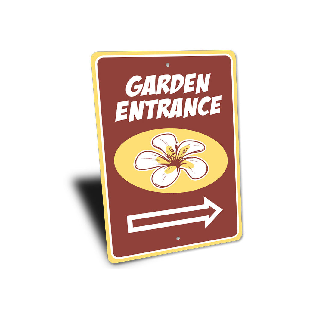 Tropical Flower Garden Sign