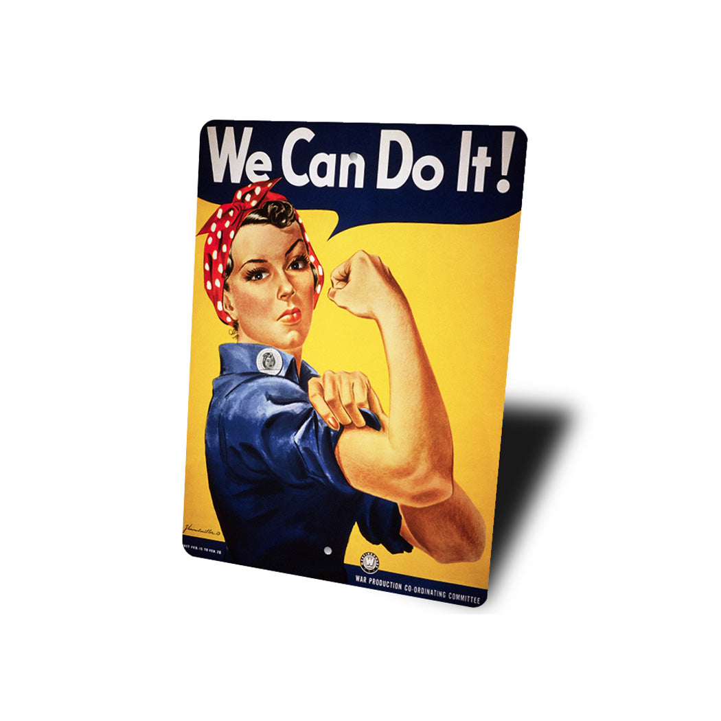 Rosie Retro Poster We Can Do It Sign