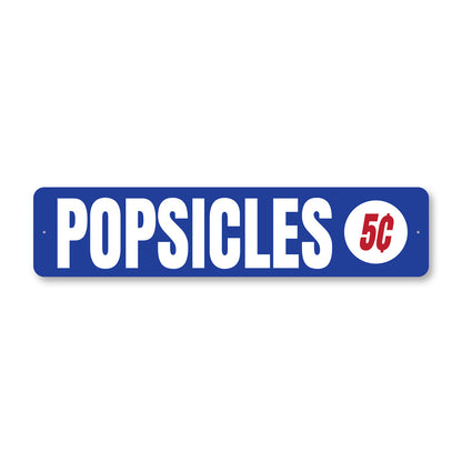 Popsicles For Sale Sign