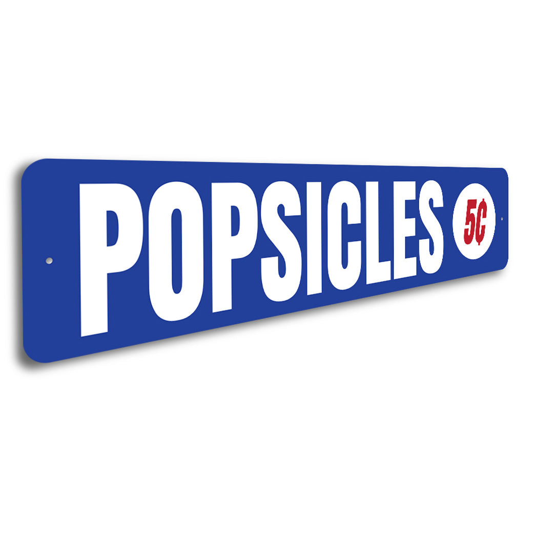 Popsicles For Sale Sign