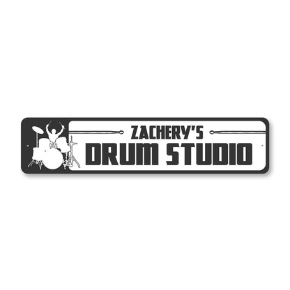 Personalized Drum Studio Sign
