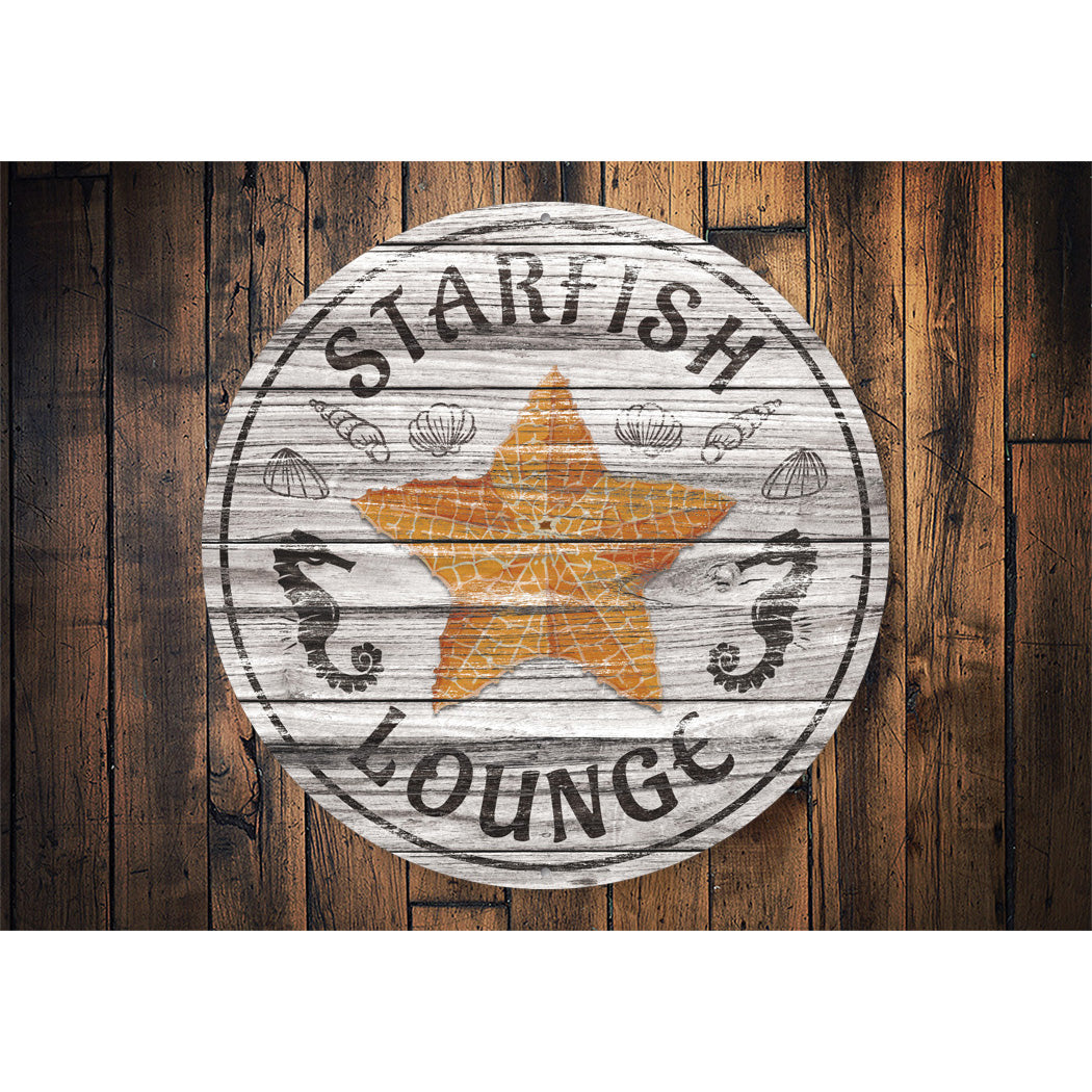 Starfish Lounge Sign Sign