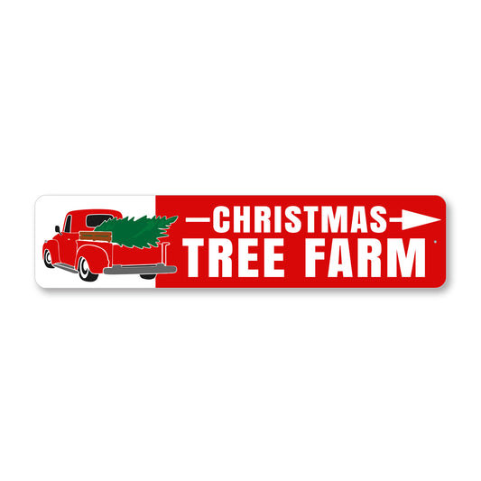 Christmas Tree Farm Direction Sign