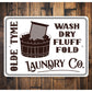 Old Time Laundry CO Sign