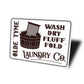 Old Time Laundry CO Sign