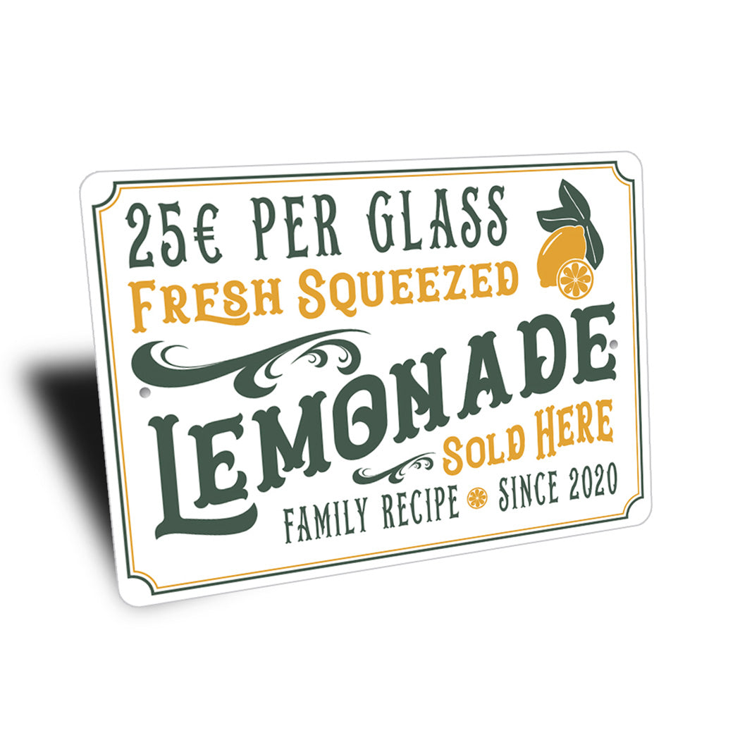 Vintage Lemonade Stand Sign