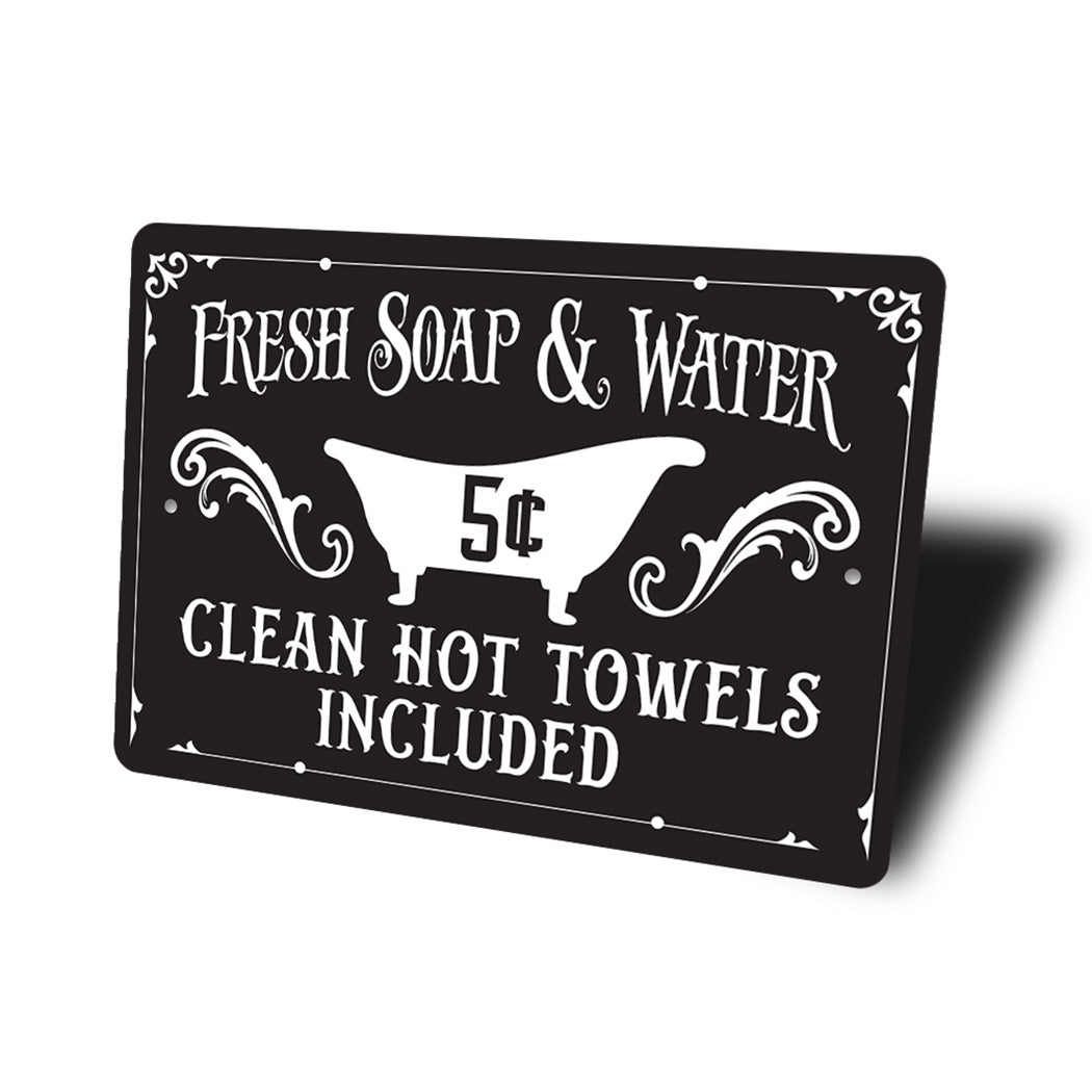 Vintage Bathroom Shoppe Sign