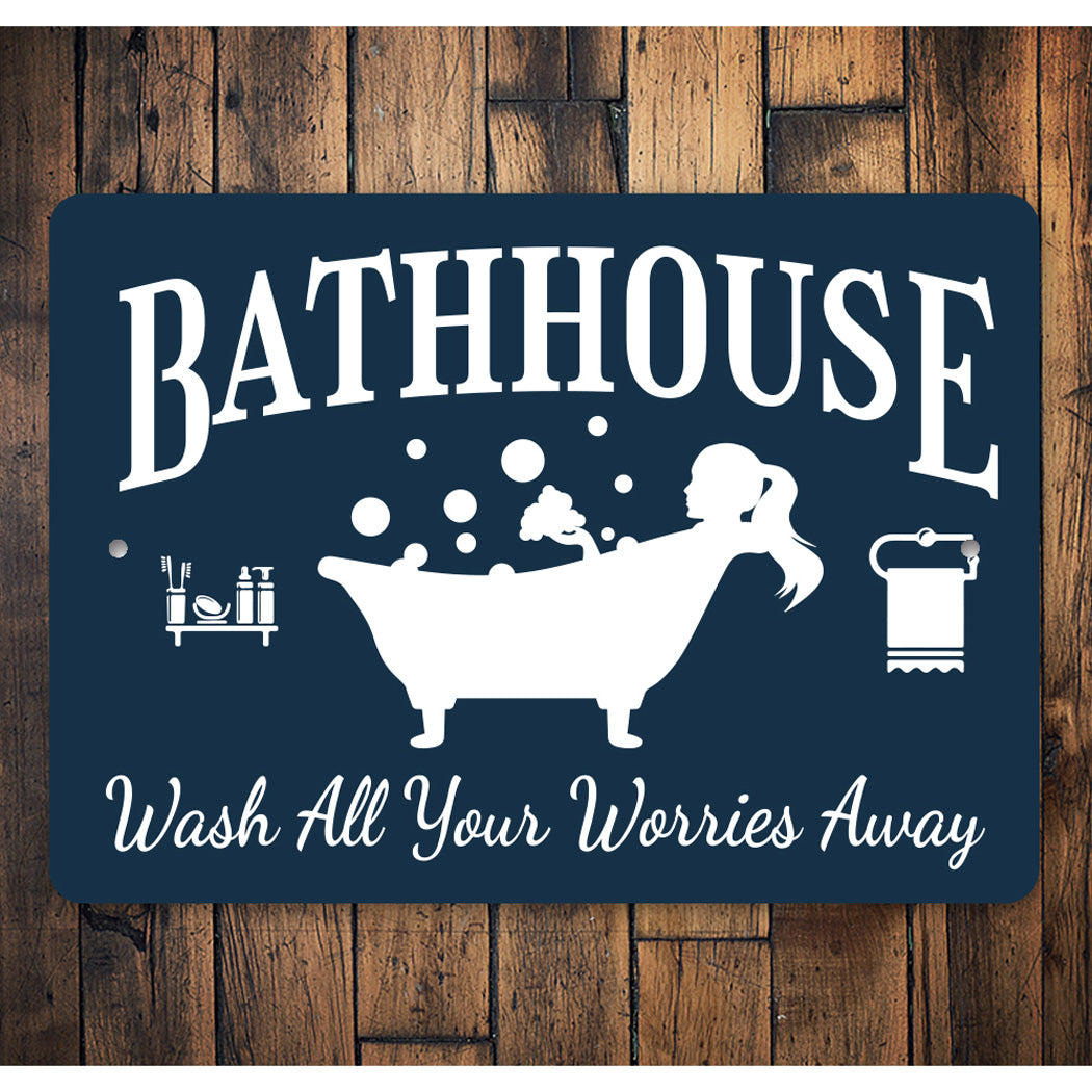 Custom Bathhouse Sign
