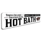 Vintage Hot Bath Sign