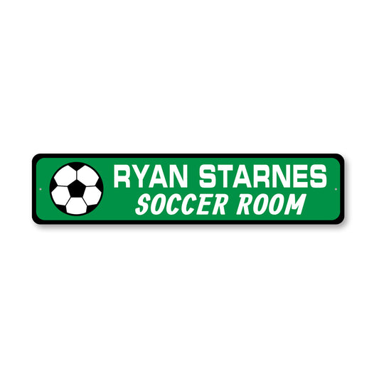 Personalized Soccer Room Sign