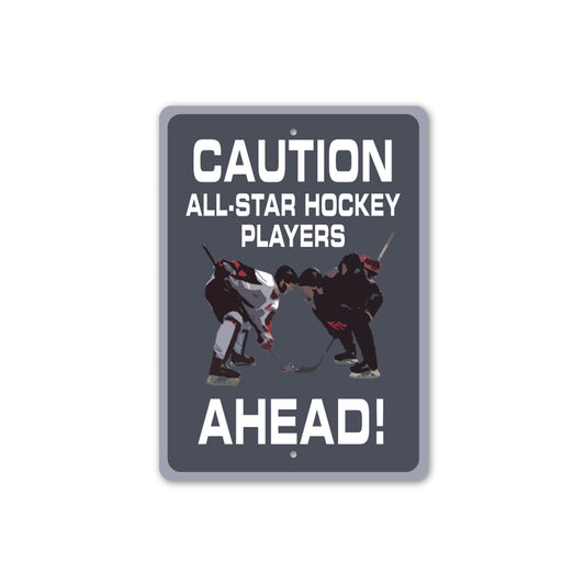 Hockey All Star Room Sign