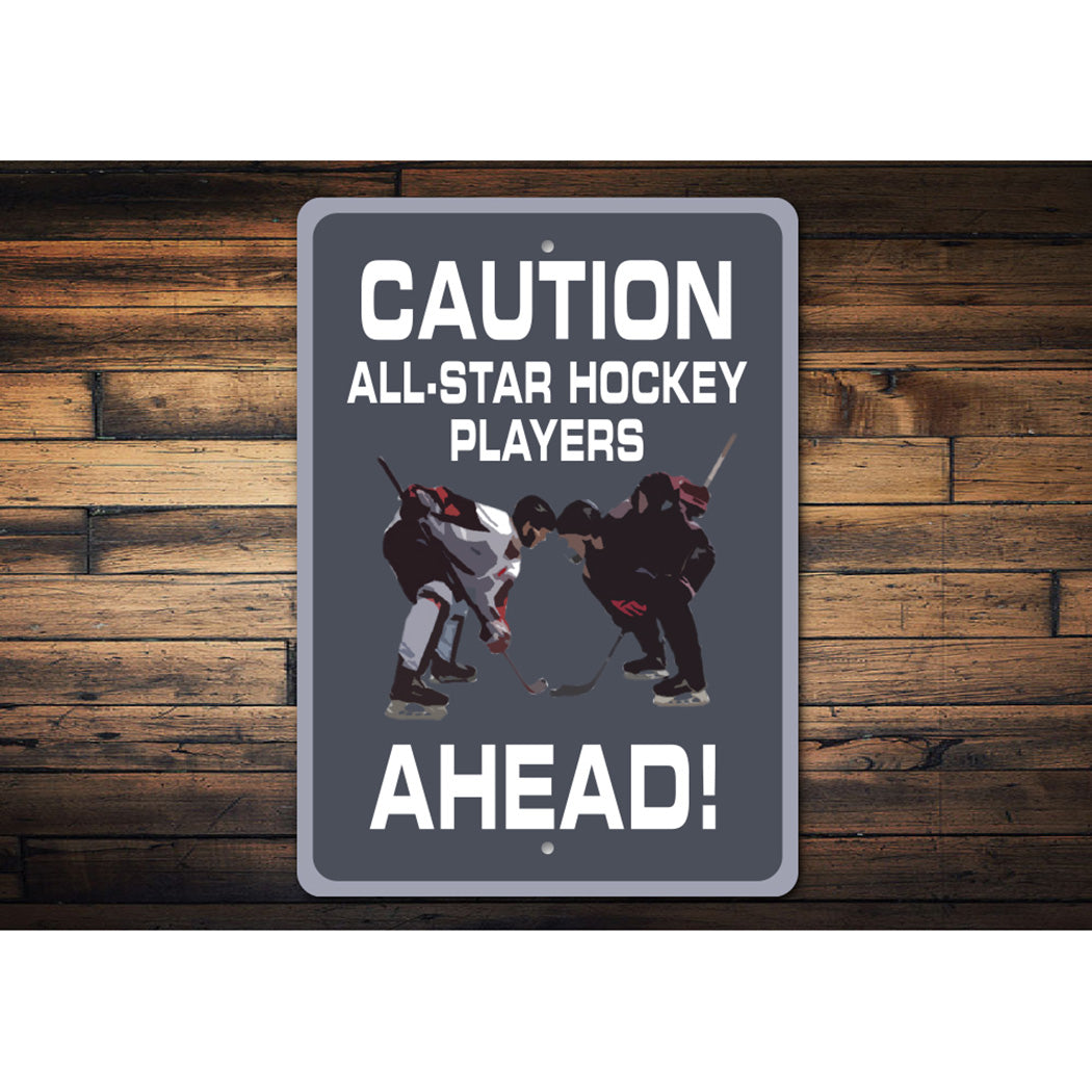 Hockey All Star Room Sign