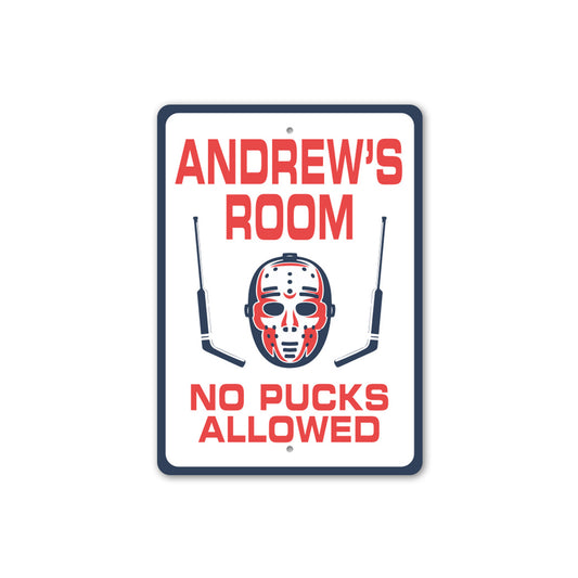Personalized Funny Hockey Sign