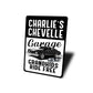 Chevelle Garage Kids Ride Free Sign