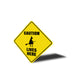 Caution Witch Lives Here Sign