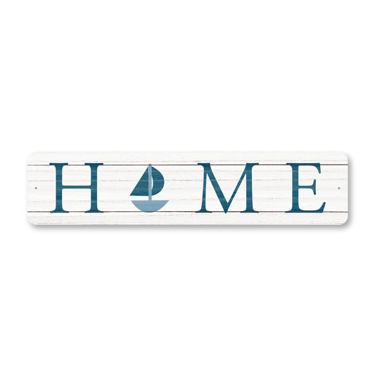 Home Sail Boat Sign