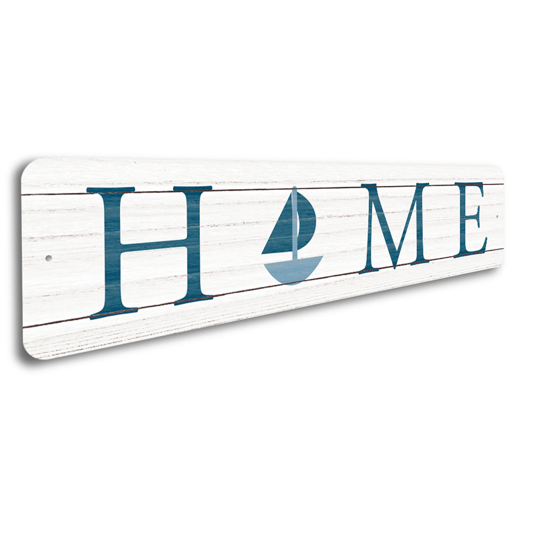 Home Sail Boat Sign