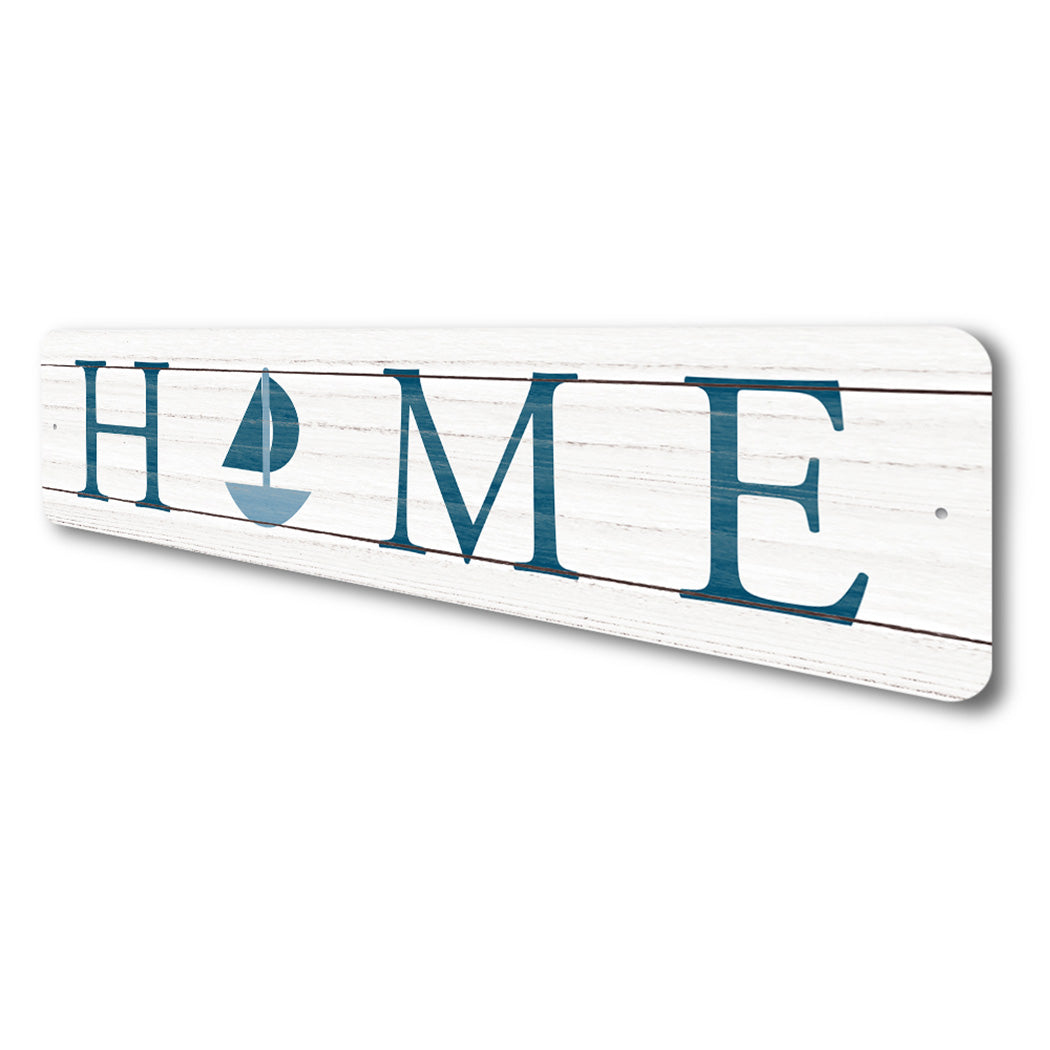 Home Sail Boat Sign