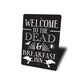 Dead & Breakfast Inn Sign