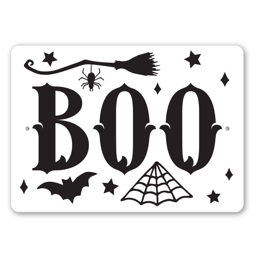 Boo Halloween Sign