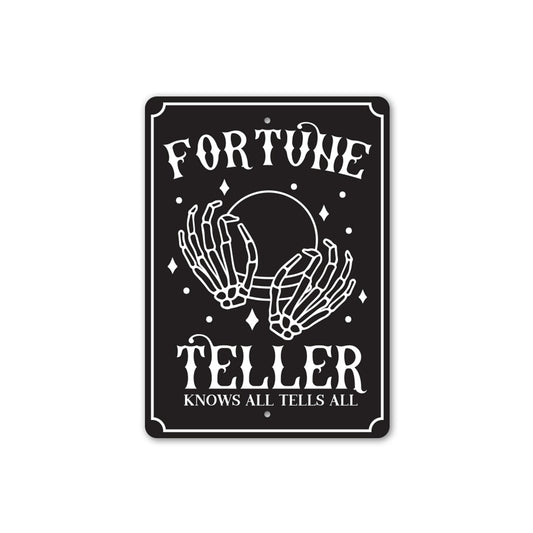 Fortune Teller Knows All Sign