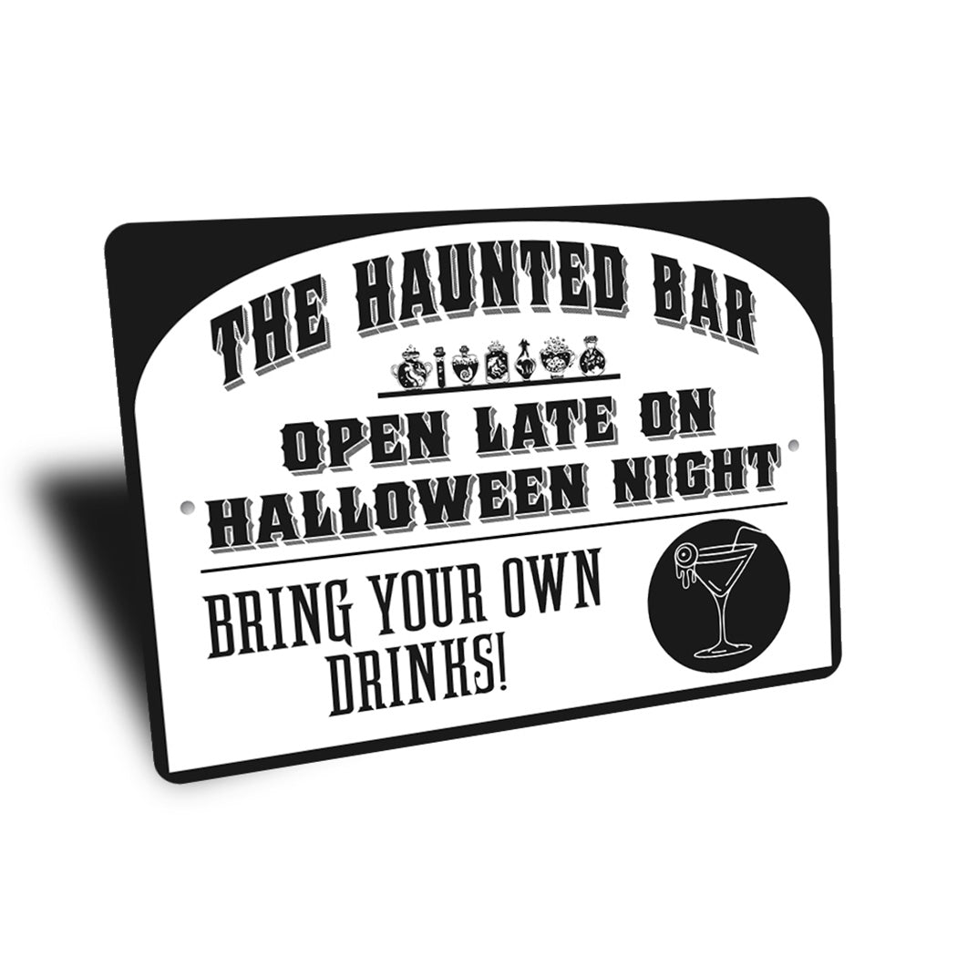 The Haunted Bar Sign