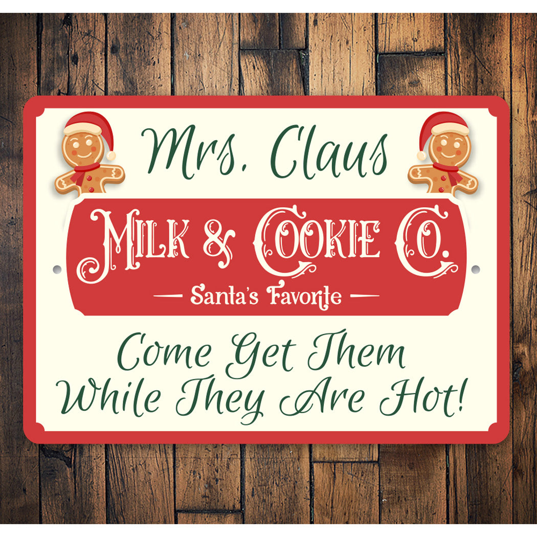 Custom Milk And Cookie Co Sign