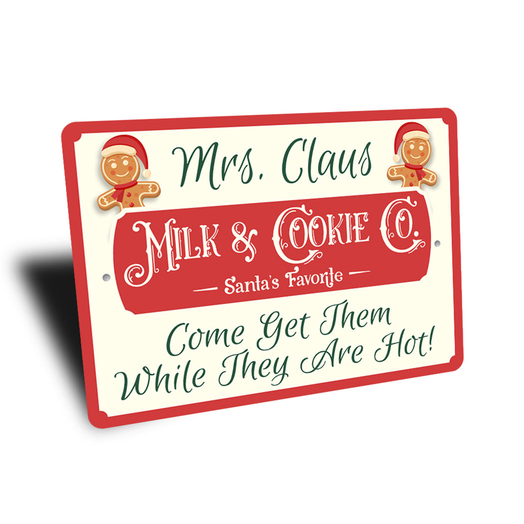 Custom Milk And Cookie Co Sign