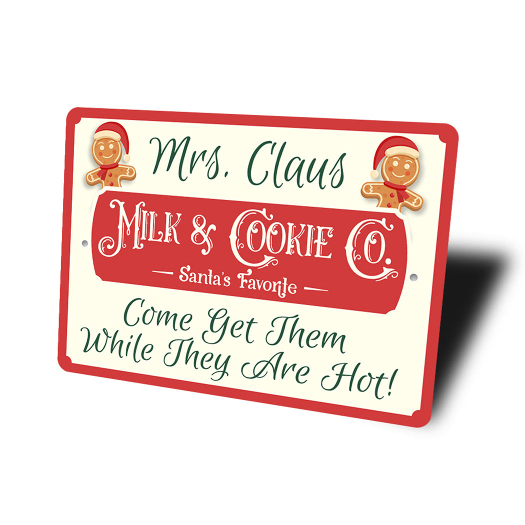 Custom Milk And Cookie Co Sign