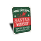 Dads Holiday Workshop Sign