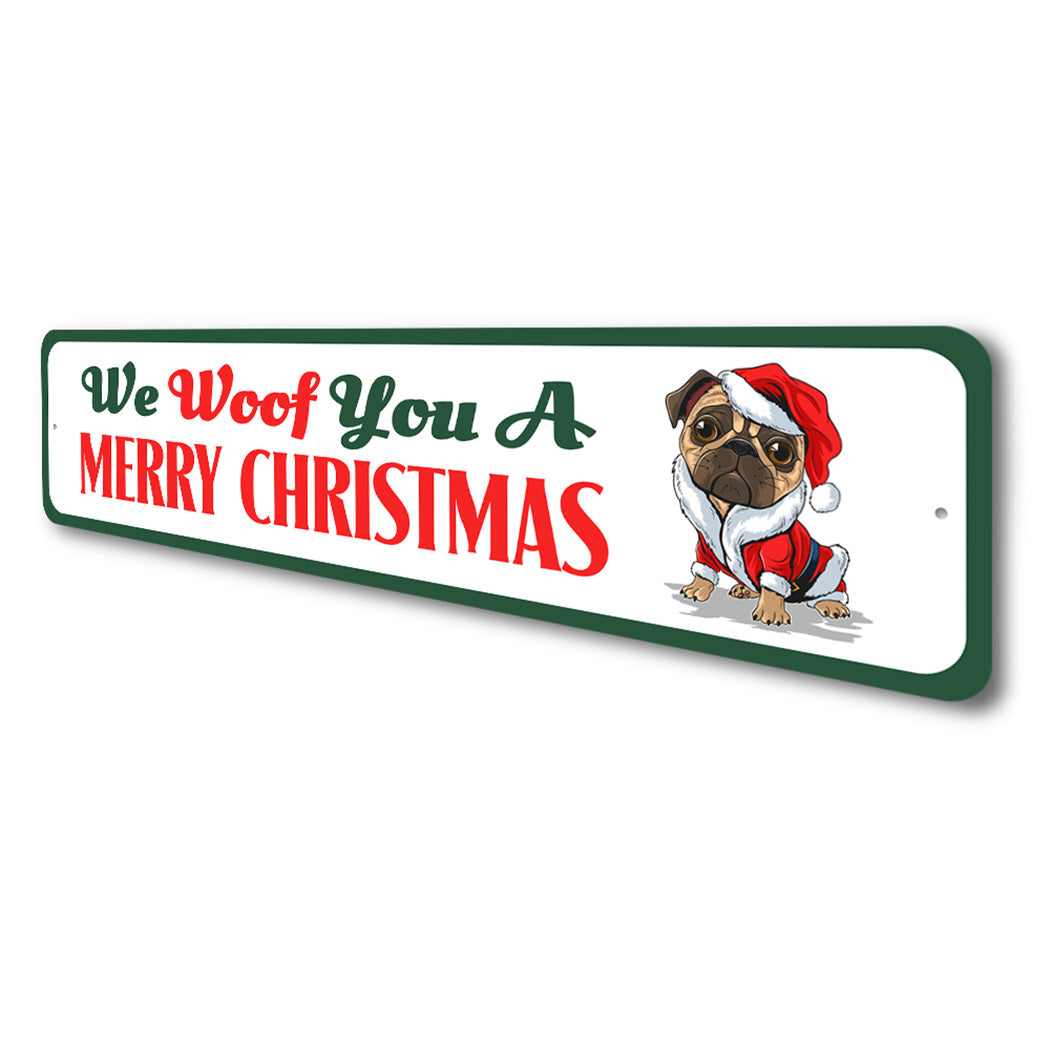 Doggy Christmas Sign
