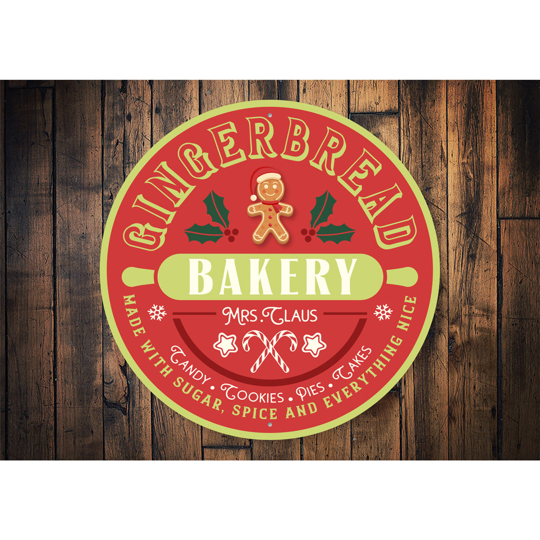 Gingerbread Bakery Custom Sign