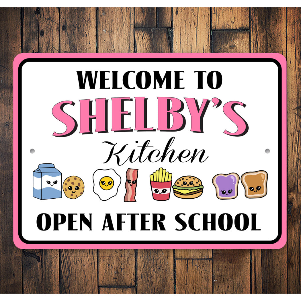 Custom Kid Room Kitchen Sign