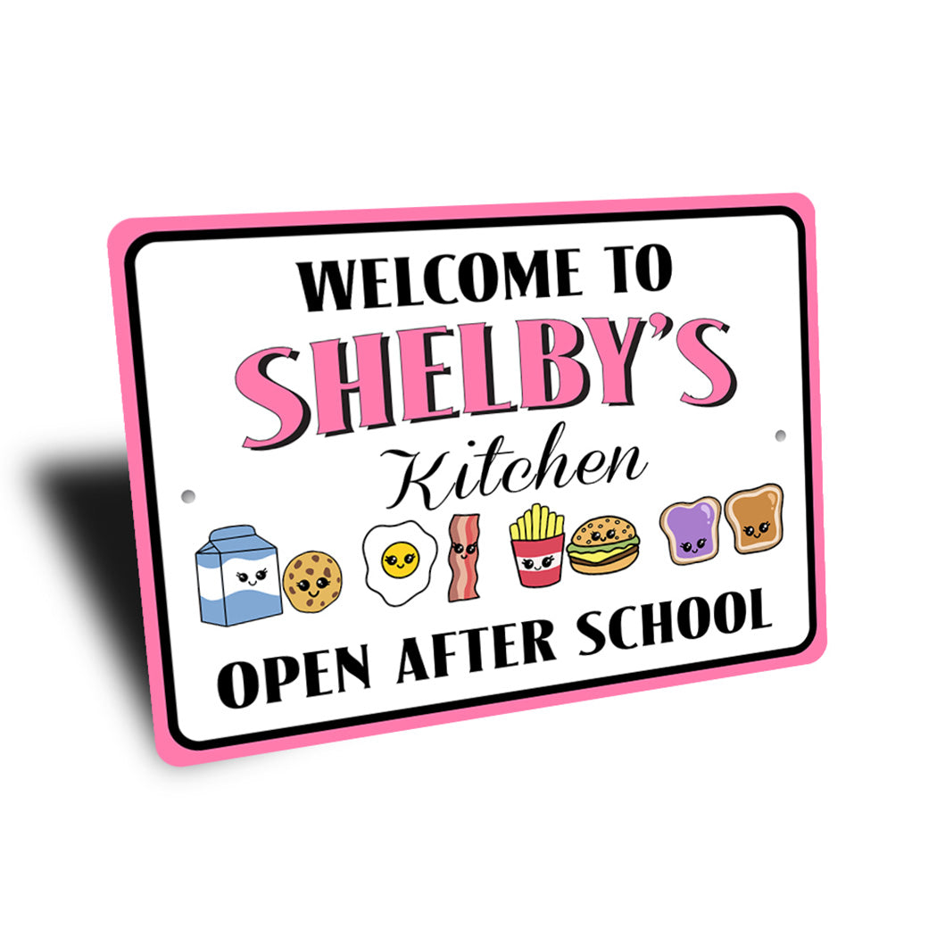 Custom Kid Room Kitchen Sign