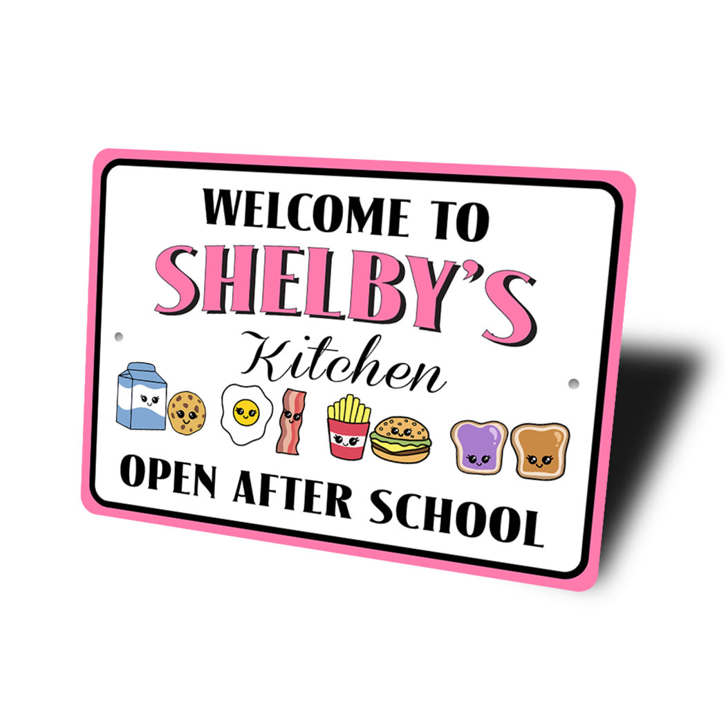 Custom Kid Room Kitchen Sign